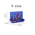 Foldable Connect 4 In A Line Board Game Classic Party Chess Family Toy Early Educational Puzzle Children Thinking Training Gifts