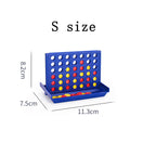 Foldable Connect 4 In A Line Board Game Classic Party Chess Family Toy Early Educational Puzzle Children Thinking Training Gifts