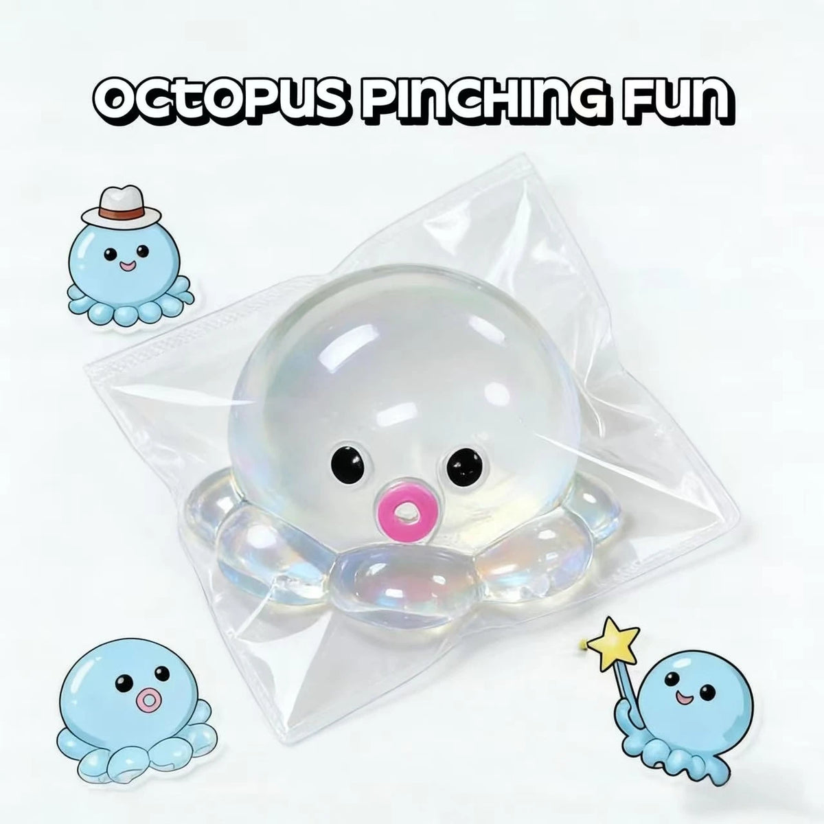 Bubble Squid Taba Squishy Toy – Slow-Rebound TPR Fidget