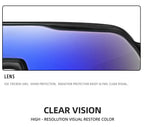 Cycling Sunglasses for Men and Women UV400 Available in 5 colors, these big-frame eyewear pieces are perfect for running, fishing, and other sports activities.