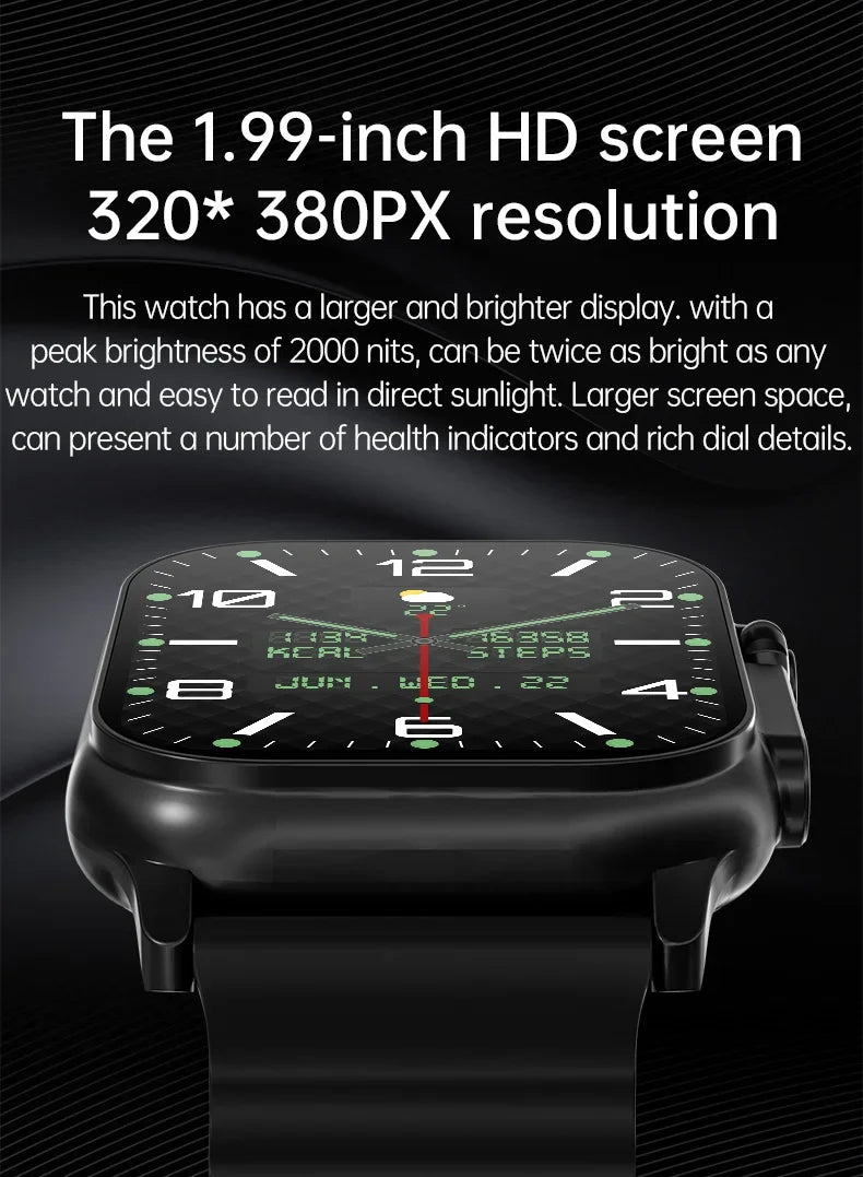 Original T900 Ultra 2 Smart Watch 1.93" (49mm) Bluetooth Call NFC Wireless Charging | Heart Rate & SpO2 Fitness Tracker for Android & iOS