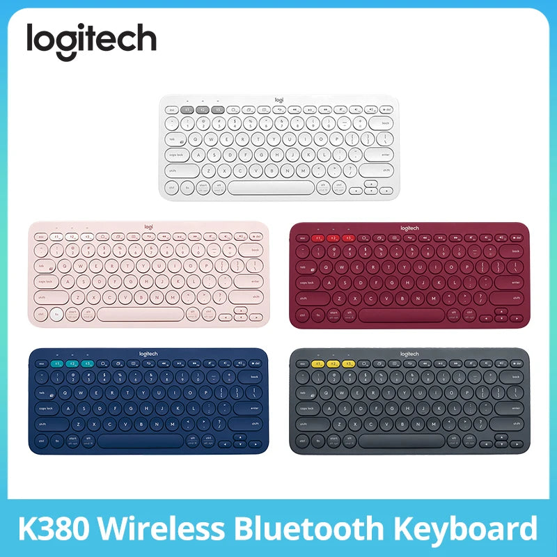 ⌨️🔴 Logitech K380 Wireless Bluetooth Keyboard – Network Red Edition