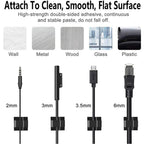 🔌📎 10/50PCS Cable Management Clips – Wire Organizer & Cord Holder