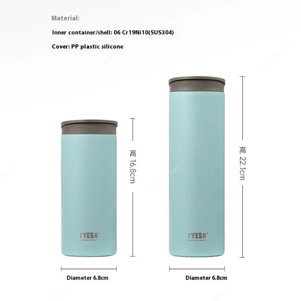 TYESO Vacuum Flask Stainless Steel – Leakproof Insulated Travel Mug Coffee Cup ☕✨