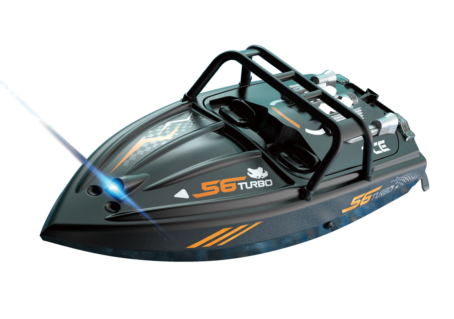 RC Speedboat 2.4G Jet Spray RC Boat Remote Control Ship Waterproof LED lamp Carbon brush motor High-Speed Models child toy gift