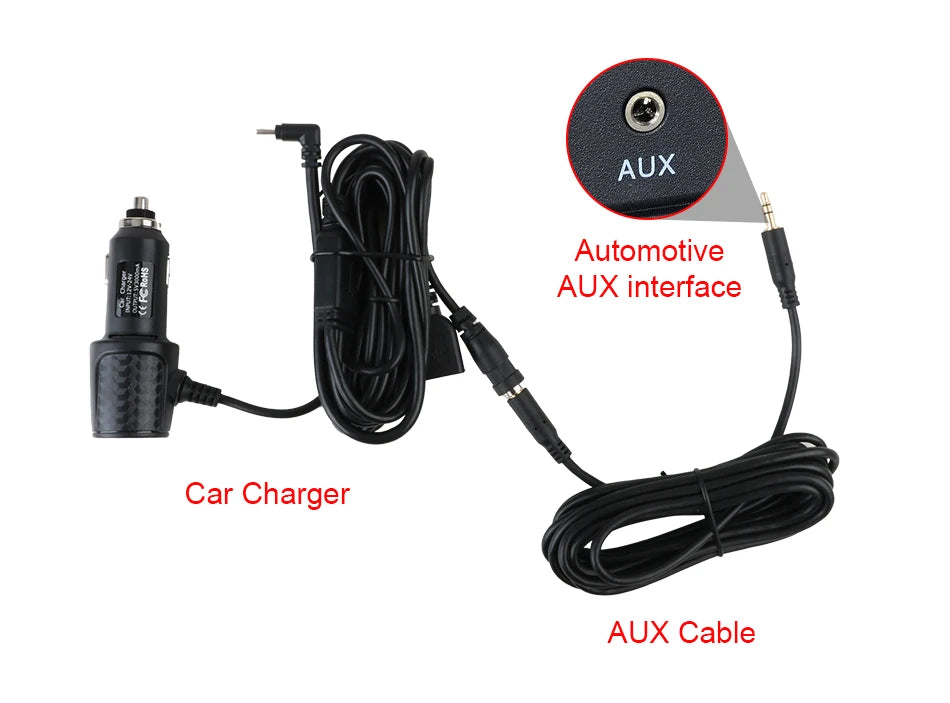 10.26" 4K Dash Cam Mirror with Wireless CarPlay & Android Auto, GPS, Rear Camera, 1600x600 IPS Touchscreen, Voice Control, Parking Monitor