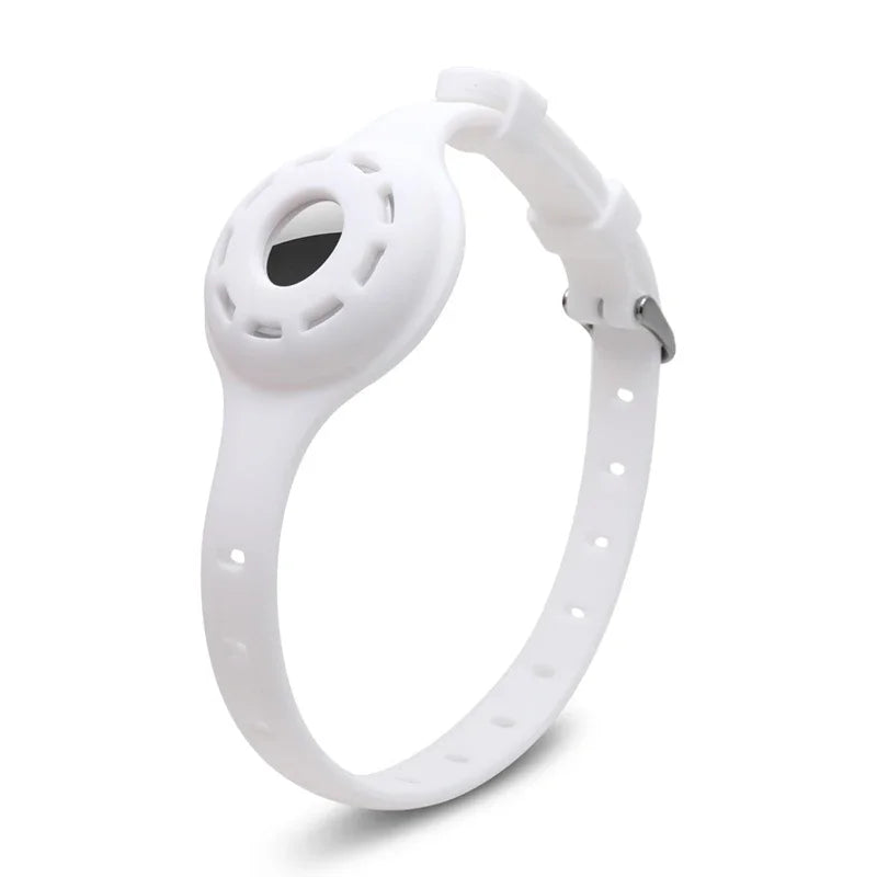 🐱📍 Silicone Anti-Lost Cat Collar for Apple AirTag – Adjustable Tracker Holder
