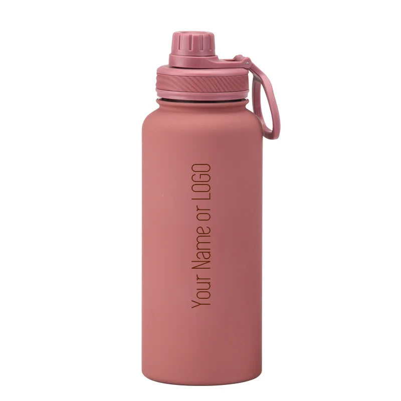 PURACOOL Custom Water Bottle 1000ML – Personalized Thermal Tumbler Gift 💧✨