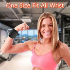 Adjustable Wrist Cuff for Cable Machine – Neoprene Padded Gym Ankle/Wrist Strap for Arm & Glute Training | Fitness Attachment for Men & Women (1 Pc)