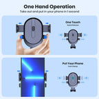 TOPK Auto Lock Car Phone Holder – Air Vent Mount with Hook Clip