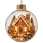 Christmas Story Crystal Ball – Glowing Nutcracker & Snowman Décor
