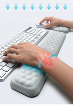 ⌨️🖱️ Ergonomic Memory Foam Keyboard & Mouse Wrist Rest Pad