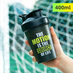 🥤💪 Protein Shaker Cup 400/600/650ml – Leakproof with Metal Stirrer