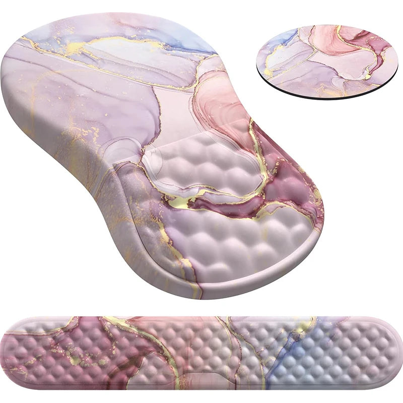 🖱️💖 Ergonomic Wrist Mouse Pad – Memory Foam Pain Relief Support