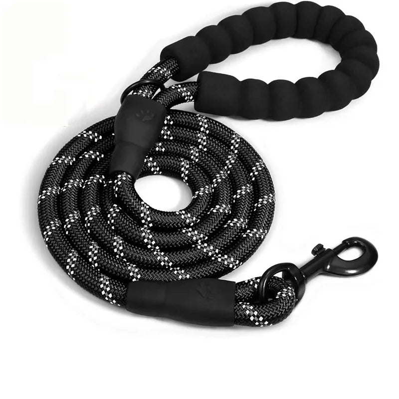 🐕🔗 Double Strap Retractable Dog Leash – Reflective Heavy Duty Lead