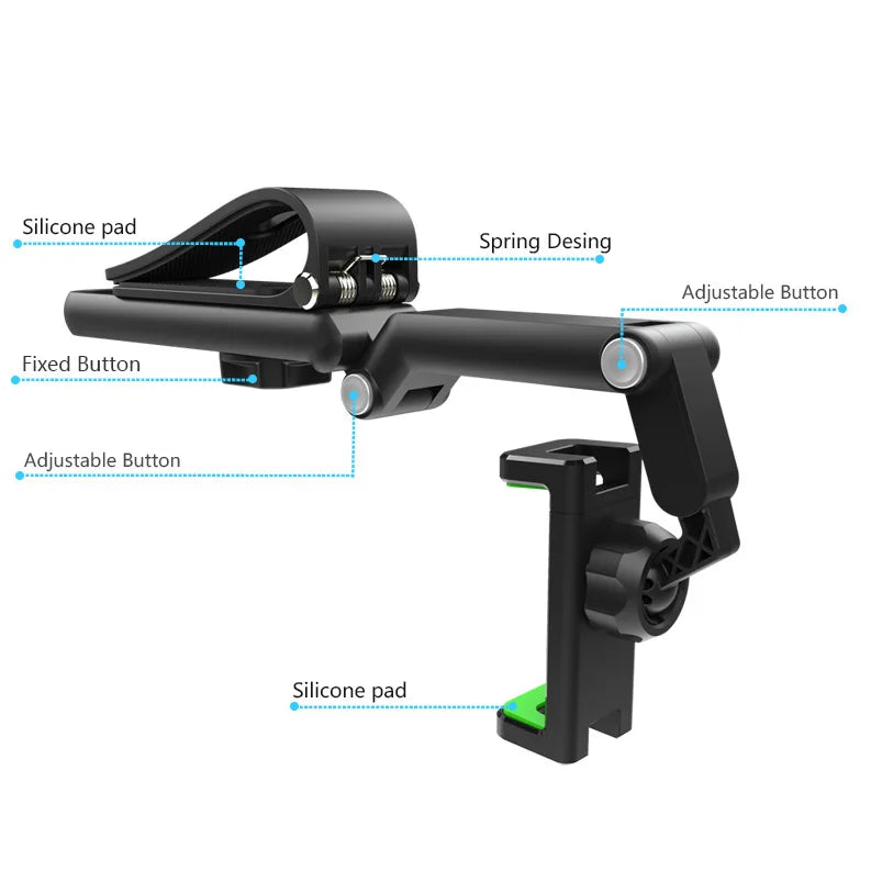 360° Rotating Sun Visor Phone Holder for Car – Universal Mount
