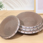 Cat Scratching Board Claw Sharpener Cat Nest No Shavings Corrugated Paper No Debris Cat Paw Basin Wear Resistant Bowl Shaped Toy