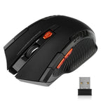 🖱️⚡ 2.4G Wireless Mouse 1600DPI – 6 Button Optical Gamer Mouse