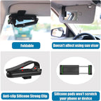 360° Rotating Sun Visor Phone Holder for Car – Universal Mount