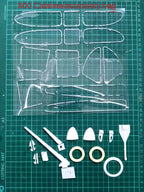 Catalina Yacht Model Basswood Laminate Processing Upgrade Version RC Boat Kit Simulation Assembly Kit