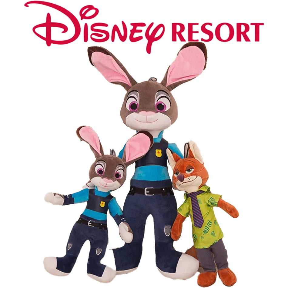 🦊🐰 Zootopia Official Nick & Judy Plush Dolls ✨ | Cute Stuffed Animal Toys for Kids 👧👦 | Holiday & Birthday Gifts