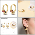 🌙⭐🐝 925 Sterling Silver Star Moon Bee Pendant Earrings ✨ | Gold-Tone Sparkling Zircon Luxury Earrings for Women 💎 | Wedding & Engagement Jewelry Gift 👰