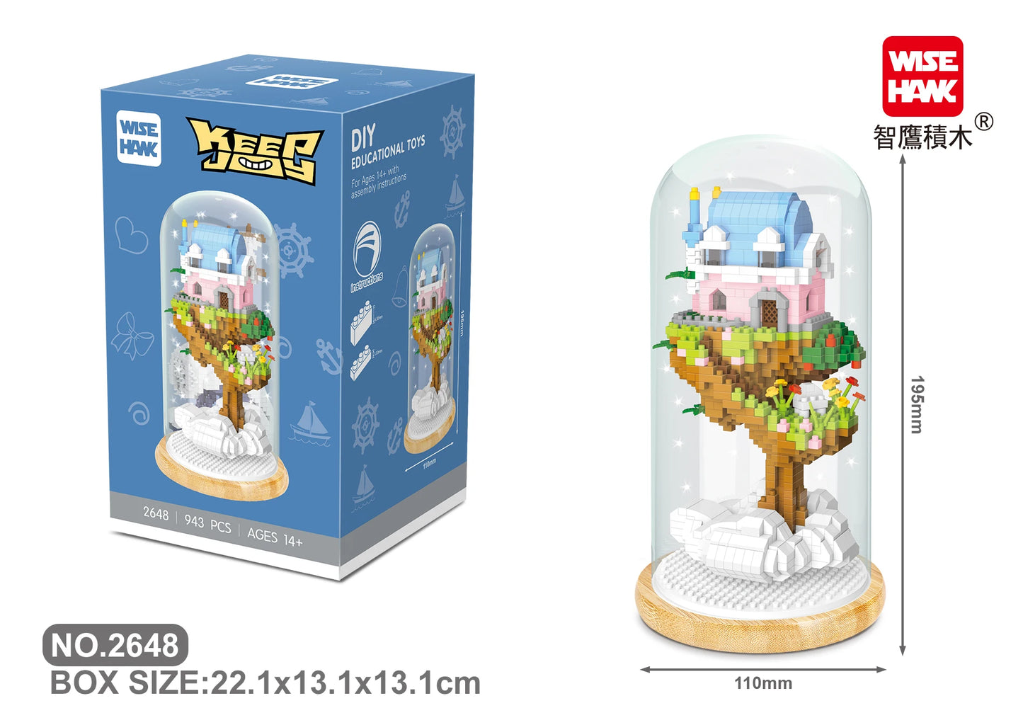 🧱✨ Educational MOC Mini Building Blocks – Exquisite Handmade Assembly Model for Kids | Desktop Decoration & Holiday Gift