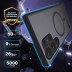 UYUXIO Magnetic Stand Case for Samsung Galaxy S24 / S23 / S22 Ultra Plus