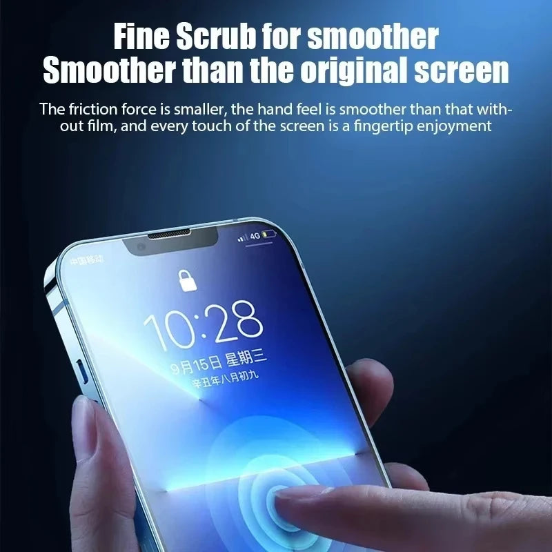 3PCS Matte Tempered Glass Screen Protector – Anti-Glare Frosted for iPhone