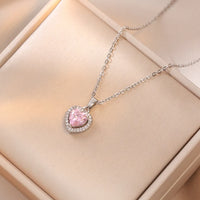 pink necklace