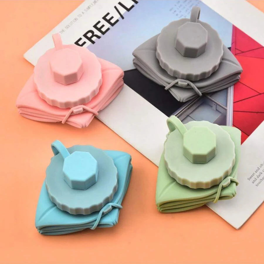 600ml Collapsible Silicone Water Bottle – Portable Foldable Travel Cup 💧✨