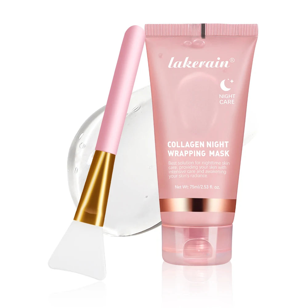 💎🍯 Collagen Jelly Cream Overnight Mask – Hydrolyzed Collagen Peel-Off Wrapping Mask for Hydrating, Firming & Moisturizing Skin