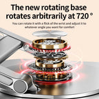 💻🔄 360° Rotatable Aluminum Laptop Stand – Adjustable Desk Riser