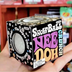 NeeDoh Snow Ball Crunch Squishy – TPR Sensory Fidget Toy