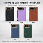 Litchi Skin Magnetic Phone Case – Dopamine Style Shockproof Cover