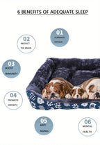 🛋️🐾 Winter Plush Pet Bed Sofa – Cozy Dog & Cat Mat
