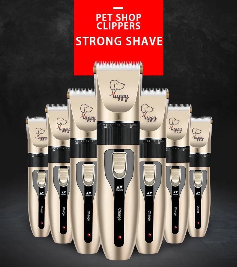 Electric Pet Clipper Grooming Kit – Rechargeable Professional Trimmer for Dogs & Cats