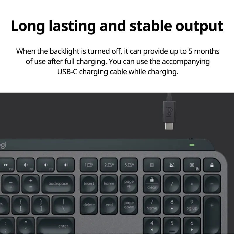 NEW Logitech MX Keys S Wireless Bluetooth Keyboard – Backlit, Multi-Device