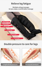 Air Pressure Leg Massager with Foot Boots for Kneading Squeezing and Deep Relaxation with Remote Control