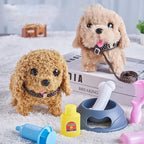 🐶🤖 Electronic Walking Dog Plush Toy – Interactive Vibrating & Moving Puppy Doll for Kids & Babies