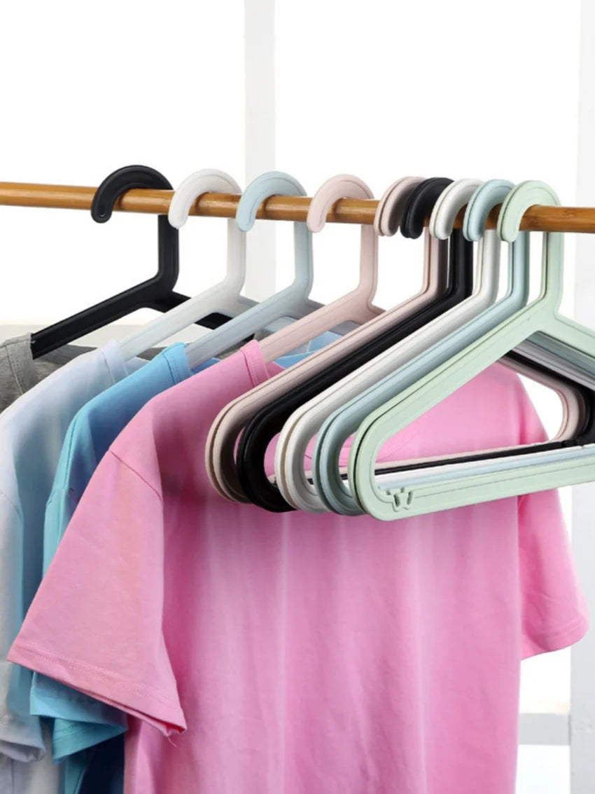 👔✨ Traceless Non-Slip Coat Hangers | Multi-Function Adult Wardrobe Hangers 🧥 | Dry & Wet Clothes Hanging, Household & Wholesale Use