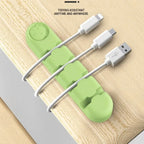 🎀🔌 Cute Cable Holder Desk Organizer – Cord Protector