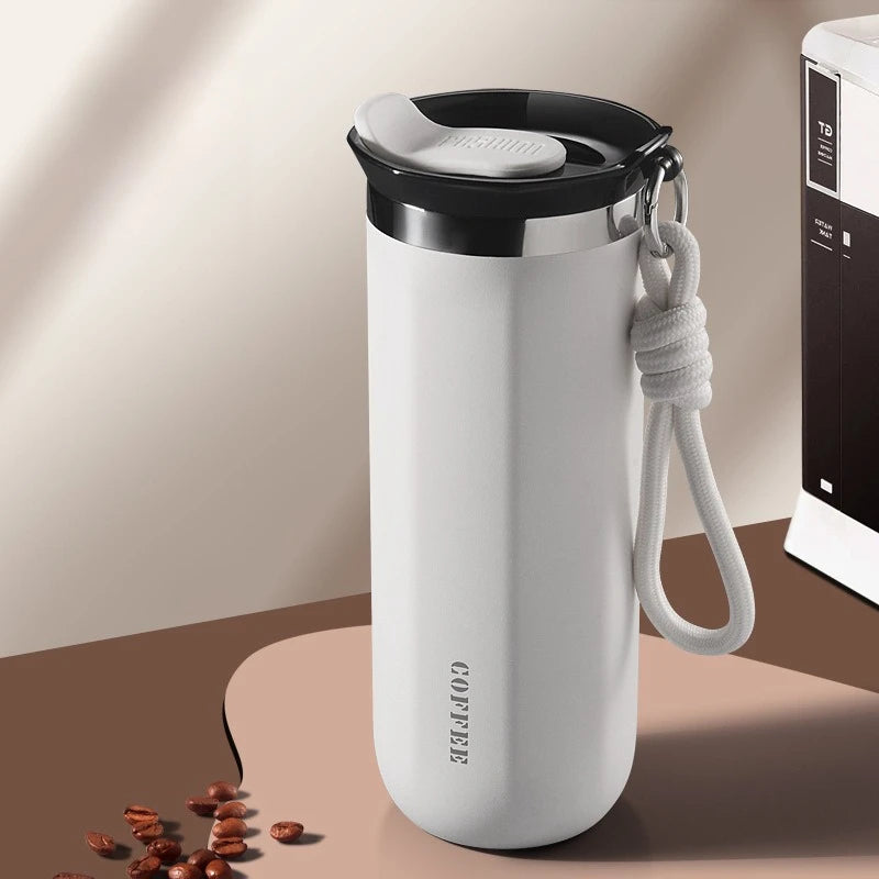 Stainless Steel Vacuum Flask – Insulated Hot & Cold Travel Mug Coffee Cup ☕✨