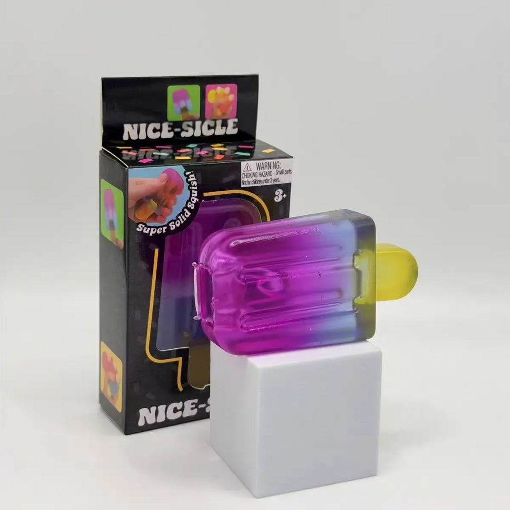 Popsicle Blind Box Squishy Cube – Sensory Squeeze Fidget Toy