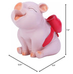 🐷🎀 Piggy Bank with Red Bow-Knot 💰 | Lovely Shatterproof Pig Coin Bank ✨ | Creative Money Box Stores Up to 1000 Coins 🎁