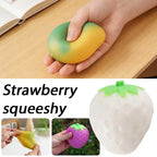 Color Changing Fruit Stress Ball – TPR Mango & Grape Squishy Fidget Toy