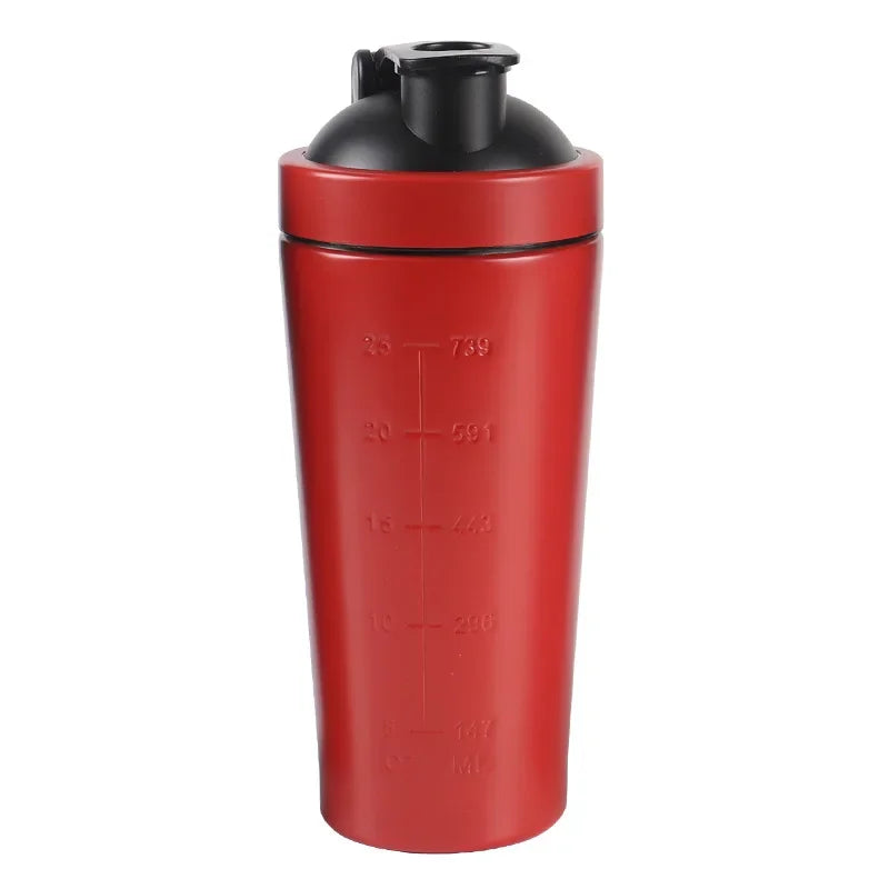 🥤💪 Multi-Color Stainless Steel Sports Shaker Cup – Leakproof