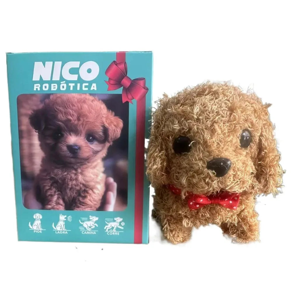 🎁 Birthday Gift Stuffed Animal 🐶 Realistic Robotic Puppy 🤖 Interactive Robot Dog 🐾 Barking, Tail Wagging & Walking Toy 🎂 Kids & Pet Lovers Gift 🎀