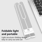 💻📐 Portable Foldable Laptop Stand – Cooling Riser Support Base
