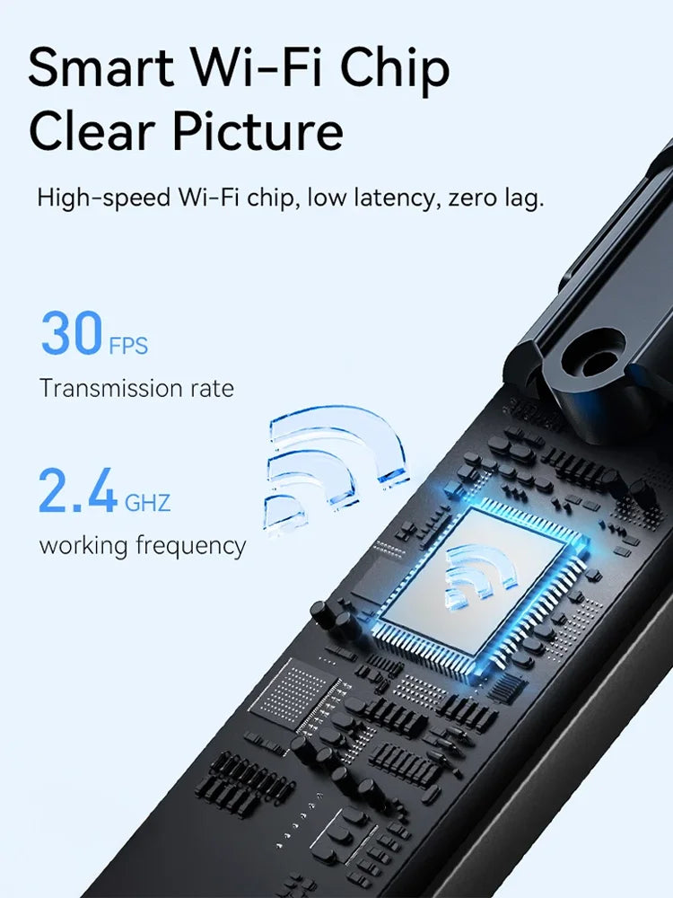 👂✨ Generation 2 Visual Ear Wax Cleaner Camera | Safe Earwax Removal Endoscope Tool 📷 | Smart Ear Cleaning Device – Black & White